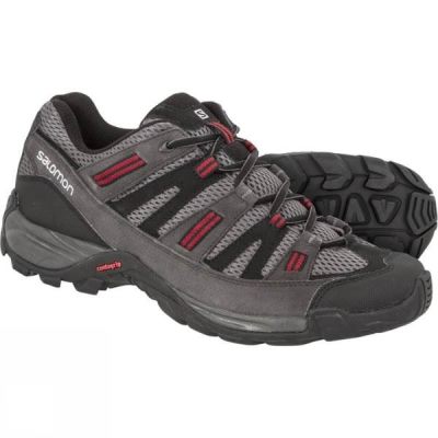 Zapatos Salomon Sekani Hombre - Gris Oscuro / Rojas - Chile AQF980256